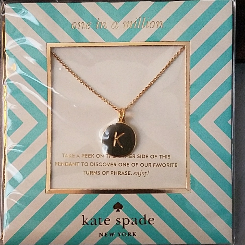 Kate Spade Initial K Gold Necklace
